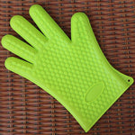 2 PCS Silicone Insulation Baking Oven Microwave Dish Clip Gloves, Blue, Green, Yellow, Pink, Purple, Orange