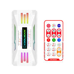 COOLMOON CM-MPAC PWM 5V ARGB 쿨링 팬 리모컨 PC 케이스 섀시용, 스타일:, 4-in-1 (화이트), 4-in-1 (블랙), 3-in-1 컨트롤러 (화이트), 3-in-1 컨트롤러 (블랙)