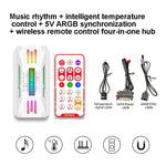 COOLMOON CM-MPAC PWM 5V ARGB 쿨링 팬 리모컨 PC 케이스 섀시용, 스타일:, 4-in-1 (화이트), 4-in-1 (블랙), 3-in-1 컨트롤러 (화이트), 3-in-1 컨트롤러 (블랙)