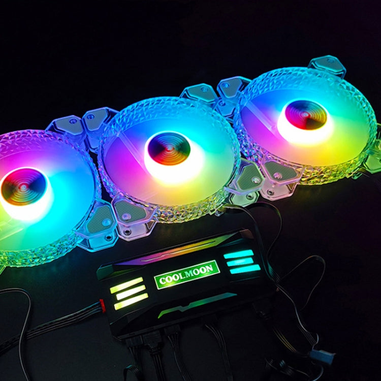 COOLMOON CM-MPAC PWM 5V ARGB 쿨링 팬 리모컨 PC 케이스 섀시용, 스타일:, 4-in-1 (화이트), 4-in-1 (블랙), 3-in-1 컨트롤러 (화이트), 3-in-1 컨트롤러 (블랙)