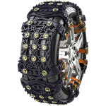 For 175~265cm Snow Emergency Snow Chains For Car SUV General Tires, Yellow 8764A, Black 8764B