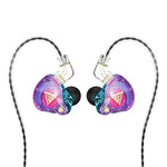 QKZ AK6 PRO HiFi 서브우퍼 인이어 유선 헤드폰 마이크 포함, 컬러풀, 블랙, 화이트, 그린