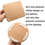 AM-EJZJ001 Desktop Solid Wood Headset Display Stand, Style:, B, C, D, E, F