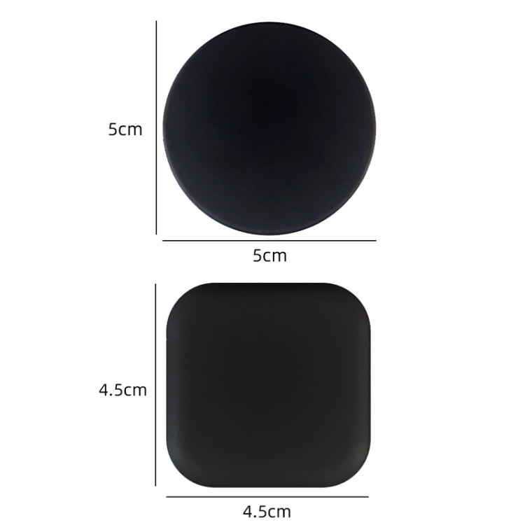 문 손잡이용 무음 충격 방지 실리콘 패드, 크기: 5cm 원형 검정, 5cm 원형 녹색, 4.5cm 정사각형 회색, 4.5cm 정사각형 분홍, 4.5cm 정사각형 녹색, 4.5cm 정사각형 흰색, 4.5cm 정사각형 검정