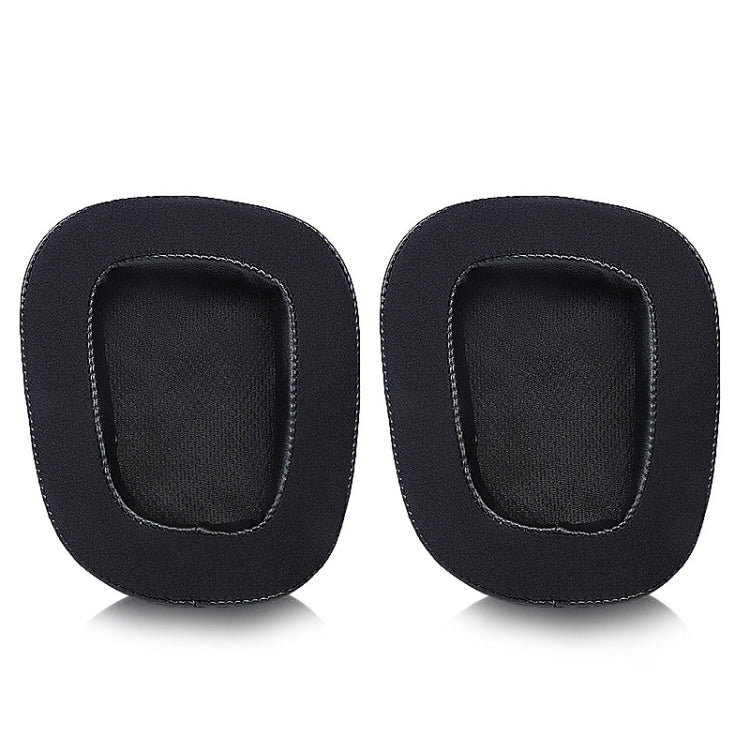 2개입 헤드셋 스폰지 이어패드 Logitech G633 / G933용, 블랙 젤