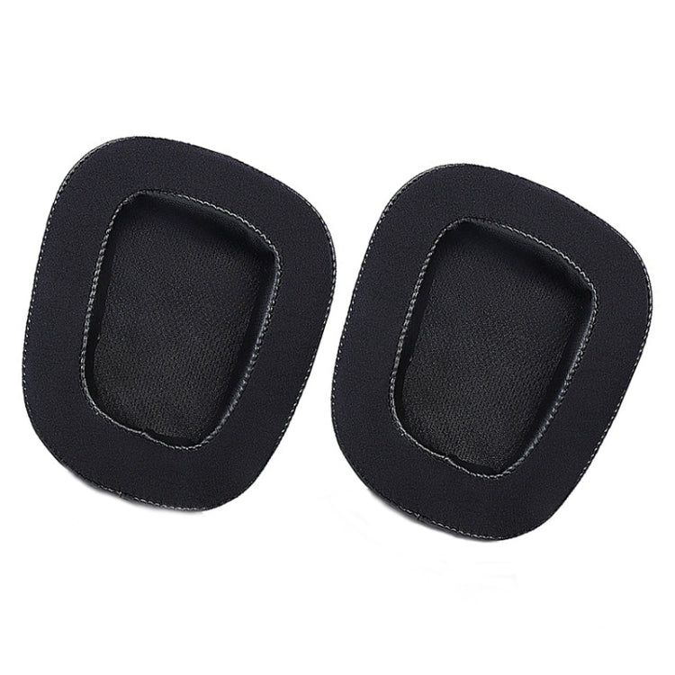 2개입 헤드셋 스폰지 이어패드 Logitech G633 / G933용, 블랙 젤