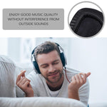 2개입 헤드셋 스폰지 이어패드 Logitech G633 / G933용, 블랙 젤