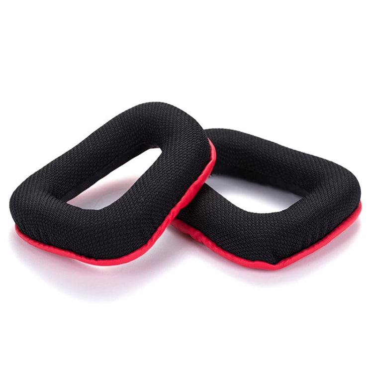 2개입 헤드셋 스폰지 이어머프 Logitech G35 / G930 / G430 / F450용, 블랙, 블루, 블랙+레드