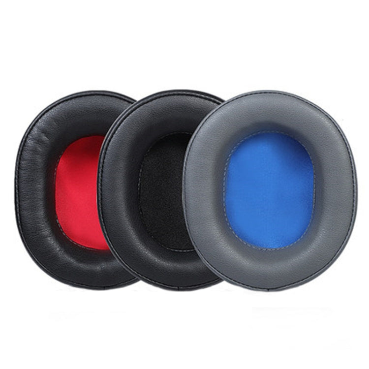 2개입 헤드셋 프로틴 가죽 이어머프 Audio-Technica ATH-WS660BT용, 블랙, 블랙+레드, 그레이+블루
