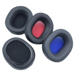 2개입 헤드셋 프로틴 가죽 이어머프 Audio-Technica ATH-WS660BT용, 블랙, 블랙+레드, 그레이+블루