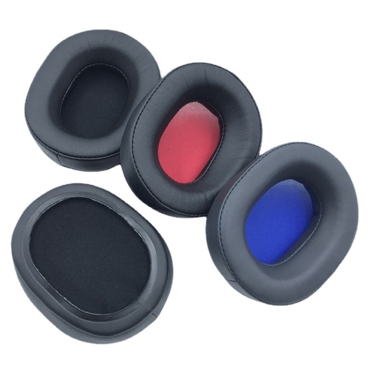 2개입 헤드셋 프로틴 가죽 이어머프 Audio-Technica ATH-WS660BT용, 블랙, 블랙+레드, 그레이+블루