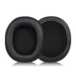 2개입 프로틴 스킨 헤드셋 이어머프 Audio-Technica ATH-SR30BT용, 블랙 프로틴 가죽