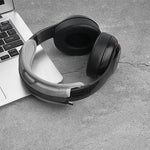 2개입 프로틴 스킨 헤드셋 이어머프 Audio-Technica ATH-SR30BT용, 블랙 프로틴 가죽