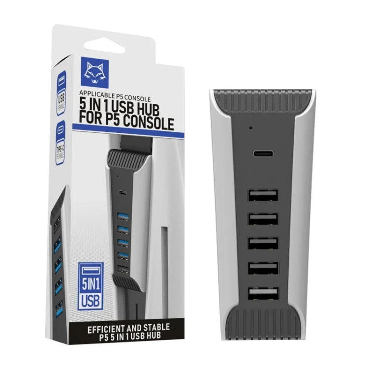 PS5 콘솔용 5 in 1 USB 허브, PS5용 5 in 1