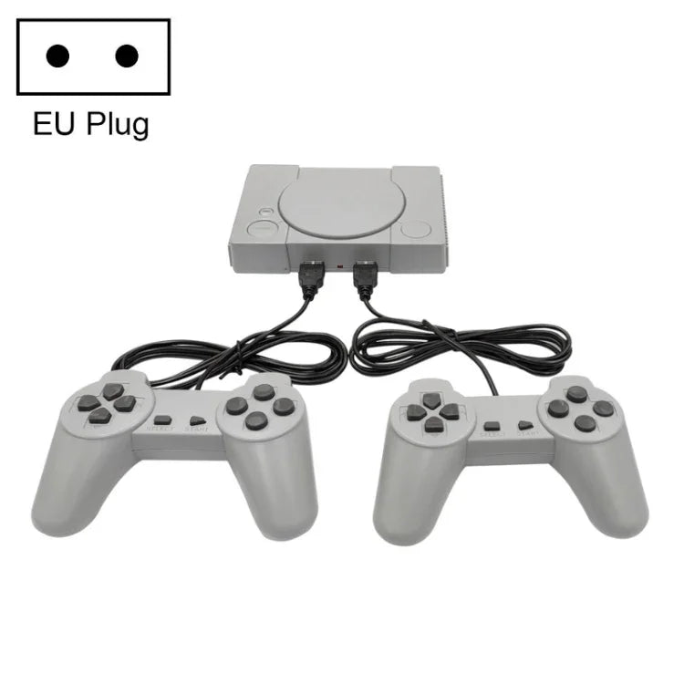 8비트 미니 더블 플레이어 TV 게임 콘솔 내장 620개 게임, PS1 미니 (EU 플러그)