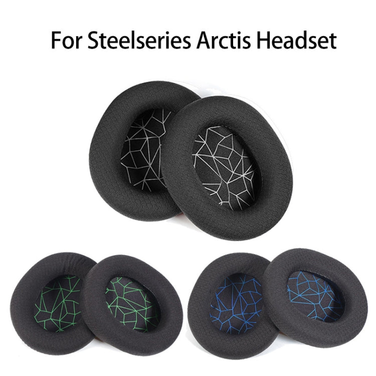 2개입 스폰지 헤드셋 패드 Steelseries Arctis Pro / Arctis 3 / 5 / 7용(블랙 그레이 가죽), TBD0601869701B, TBD0601869701C, TBD0601869701D, TBD0601869701E, TBD0601869701F, TBD0601869701G, TBD0601869701H, TBD0601869701J, TBD0601869701A