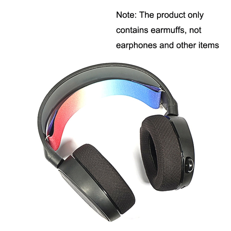2개입 스폰지 헤드셋 패드 Steelseries Arctis Pro / Arctis 3 / 5 / 7용(블랙 그레이 가죽), TBD0601869701B, TBD0601869701C, TBD0601869701D, TBD0601869701E, TBD0601869701F, TBD0601869701G, TBD0601869701H, TBD0601869701J, TBD0601869701A