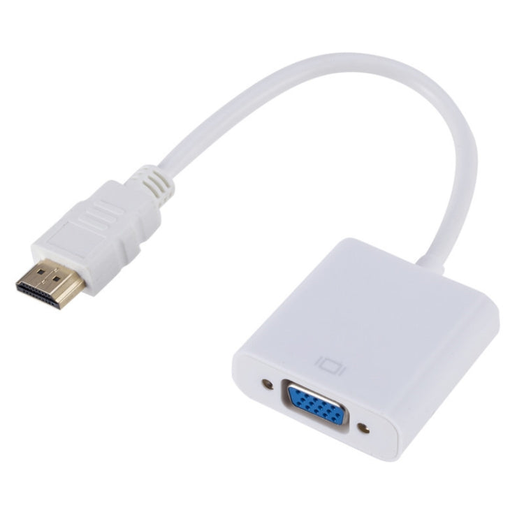 ZHQ007 HD 1080P HDMI to VGA 변환기, 화이트, 블랙