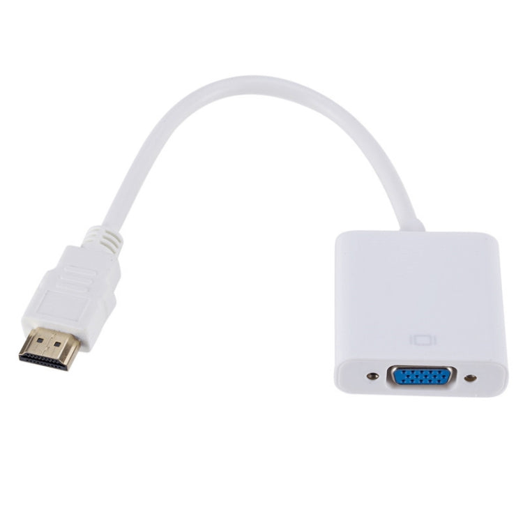 ZHQ007 HD 1080P HDMI to VGA 변환기, 화이트, 블랙