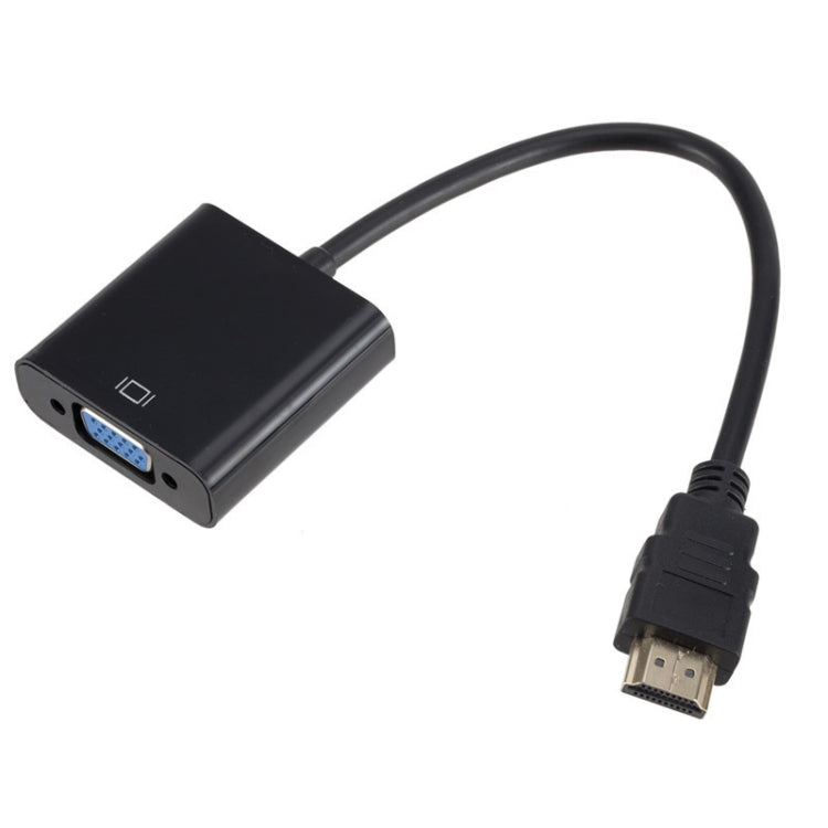 ZHQ007 HD 1080P HDMI to VGA 변환기, 화이트, 블랙