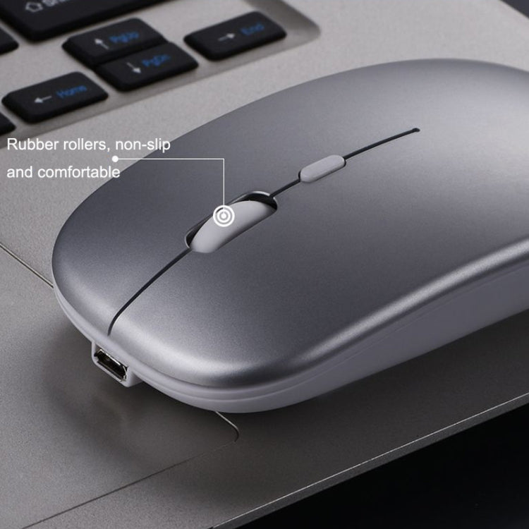 C7002 2400DPI 4키 컬러풀 발광 무선 마우스, 2.4G 화이트, 2.4G 로즈 골드, 2.4G 블랙, 2.4G 실버 그레이, 듀얼 모드 화이트, 듀얼 모드 블랙, 듀얼 모드 실버, 듀얼 모드 골드