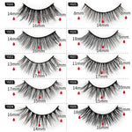 10쌍 3D 캣 아이 인조 속눈썹 자연스럽게 두껍고 풍성한 속눈썹, Y600, Y601, Y602, Y603, Y604, Y605, Y606, Y607, Y608, Y609