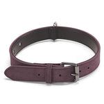 JINMAOHOU Dogs Double-Layer Leather Collar, XS 34x1.7cm, S 39x2.2cm, M 49x2.7cm, L 59x3.2cm