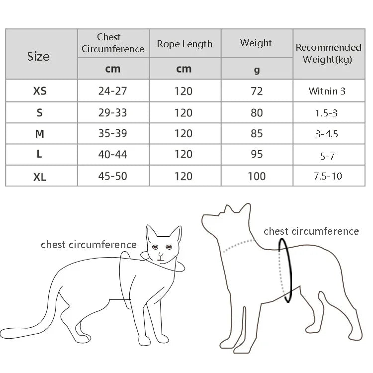 BL-844 반려동물 가슴 스트랩 반사 통기성 강아지 로프, 사이즈:, XS, S, M, L, XL