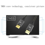 DP1.4 버전 8K DisplayPort 남성-남성 컴퓨터 모니터 HD 케이블, 0.5m, 1m, 1.5m, 2m, 3m, 5m, 7m, 10m