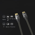 DP1.4 버전 8K DisplayPort 남성-남성 컴퓨터 모니터 HD 케이블, 0.5m, 1m, 1.5m, 2m, 3m, 5m, 7m, 10m