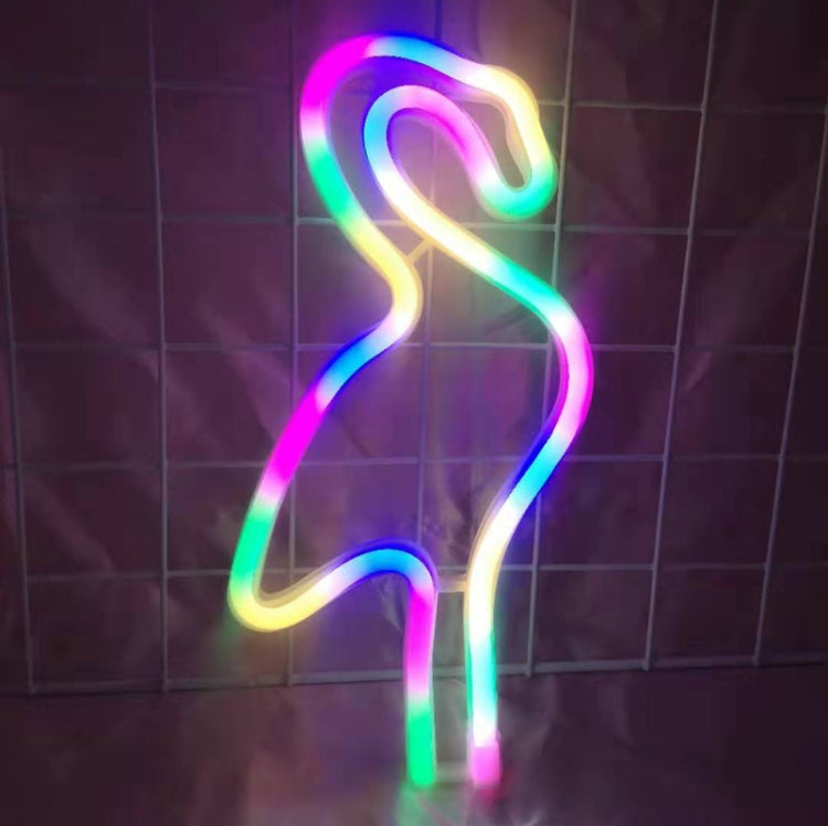 네온 LED 모델링 램프 장식 야간 조명, 전원 공급:, 배터리 또는 USB, USB
