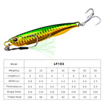 PROBEROS LF103 시뮬레이션 금속 바다 낚시 미끼, 10g, 15g, 20g, 30g, 40g, 50g