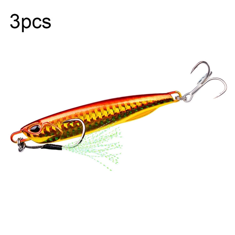 PROBEROS LF103 시뮬레이션 금속 바다 낚시 미끼, 10g, 15g, 20g, 30g, 40g, 50g