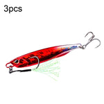 PROBEROS LF103 시뮬레이션 금속 바다 낚시 미끼, 10g, 15g, 20g, 30g, 40g, 50g