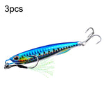 PROBEROS LF103 시뮬레이션 금속 바다 낚시 미끼, 10g, 15g, 20g, 30g, 40g, 50g