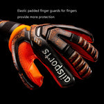 Ailsports ST5511 1켤레 골키퍼 두꺼운 라텍스 손가락 보호 장갑, 5, 6, 7, 8, 9, 10, 11
