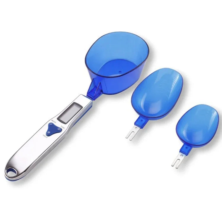 500g / 0.5g 주방 저울 전자 계량 스푼 저울 세 가지 스푼 포함, 500g / 0.5g, 300g / 0.1g