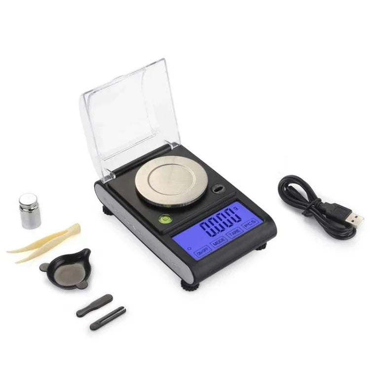 다이아몬드 캐럿 저울 보석 저울 전자 실험용 밀리그램 저울, 50g / 0.001g