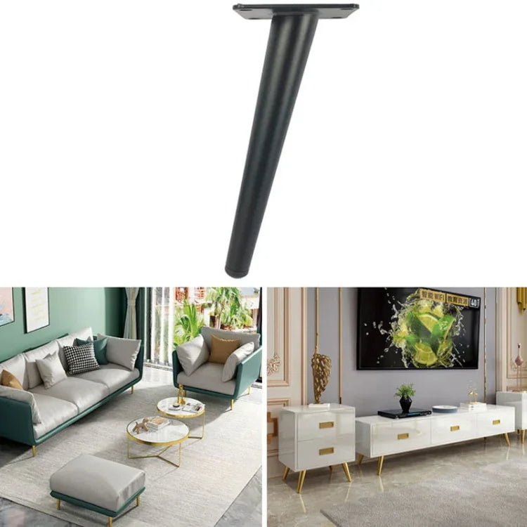 LH-ZT-0001 원뿔형 원형 튜브 가구 지지 다리, 스타일:, 경사 원뿔 높이 25cm, 경사 원뿔 높이 30cm, 경사 원뿔 높이 35cm, 경사 원뿔 높이 38cm, 경사 원뿔 높이 40cm, 경사 원뿔 높이 43cm, 경사 원뿔 높이 45cm