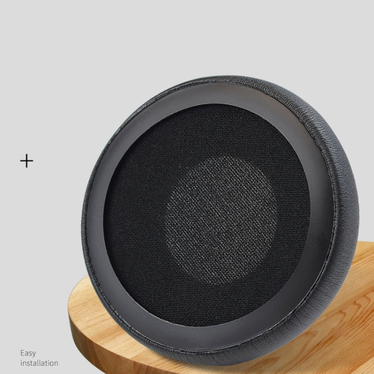 JBL T450 / Tune 600 / T500BT용 1쌍 프로틴 가죽 스펀지 이어패드, 블랙, 라이트 퍼플, 씨 블루