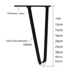 LH-S0006 금속 가구 지지 다리, 높이:, 12cm, 15cm, 18cm, 20cm, 25cm, 30cm, 60cm