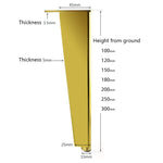 조절 가능한 전 알루미늄 가구 스탠드 다리, 높이: 8cm, 10cm, 12cm, 15cm, 18cm, 20cm, 23cm, 25cm, 27cm, 30cm, 33cm, 35cm