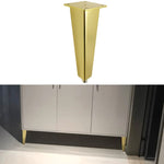 조절 가능한 전 알루미늄 가구 스탠드 다리, 높이: 8cm, 10cm, 12cm, 15cm, 18cm, 20cm, 23cm, 25cm, 27cm, 30cm, 33cm, 35cm