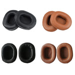 Audio-Technica ATH-M50 / M40 / M50X / MSR7용 2개 스펀지 이어머프, 양가죽-블랙, 염소가죽-브라운, 양가죽-카키, 염소가죽-블랙