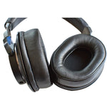 Audio-Technica ATH-M50X/M30X/M40X/M20X용 1쌍 헤드셋 이어머프, 사양: 블랙-플러프, 브라운-플러프, 블랙-프로틴 스킨, 브라운-프로틴 스킨, 블랙-메시, 블랙-아이스 젤, 브라운-두꺼운 양가죽