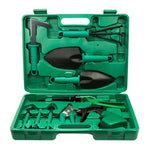 YL025 Potted Gardening Tool Set, 10 PCS / Set (Purple ), 10 PCS / Set (Green), 5 PCS / Set (Purple), 5 PCS / Set (Green)