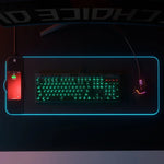 K9186 다기능 RGB 조명 마우스패드 무선 충전기 포함