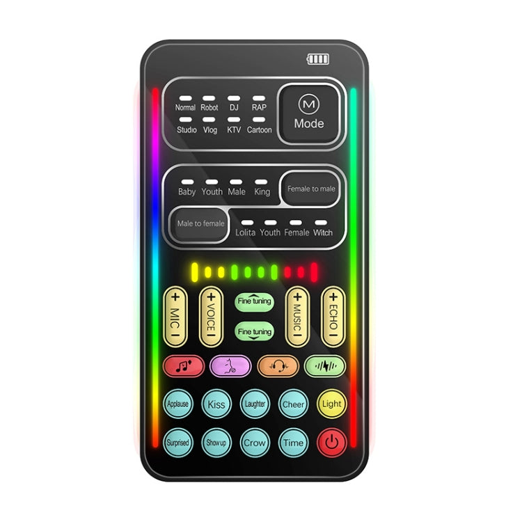 음성 변조기 게임 라이브 방송 모바일 컴퓨터 사운드 카드, i9, i9 세트, K9, K9 세트