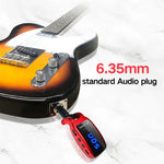 U12DX 6.35mm 잭 무선 기타 송수신기 충전 어댑터, U12DX 레드, U12DX 블랙