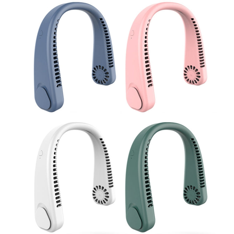 F2 USB 야외 휴대용 목걸이 선풍기, 화이트, 핑크, 블루, 그린
